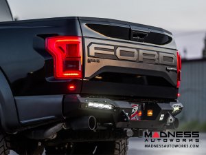 Ford Raptor Rear Bumper Honey Badger by Addictive Desert Designs - 2017 - With Side Light Mounts 10" 